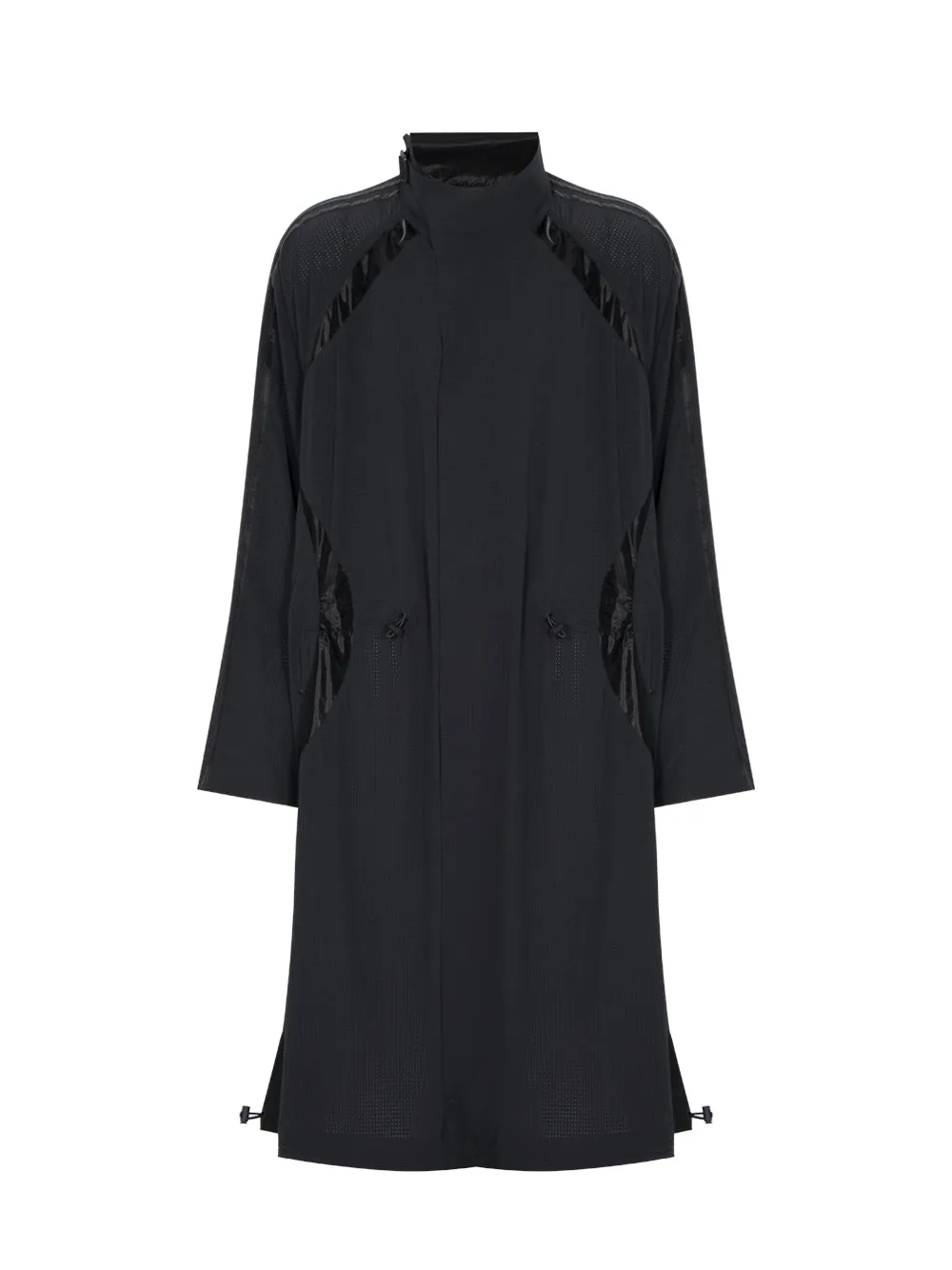 3-Stripes Nylon Parka (Black)