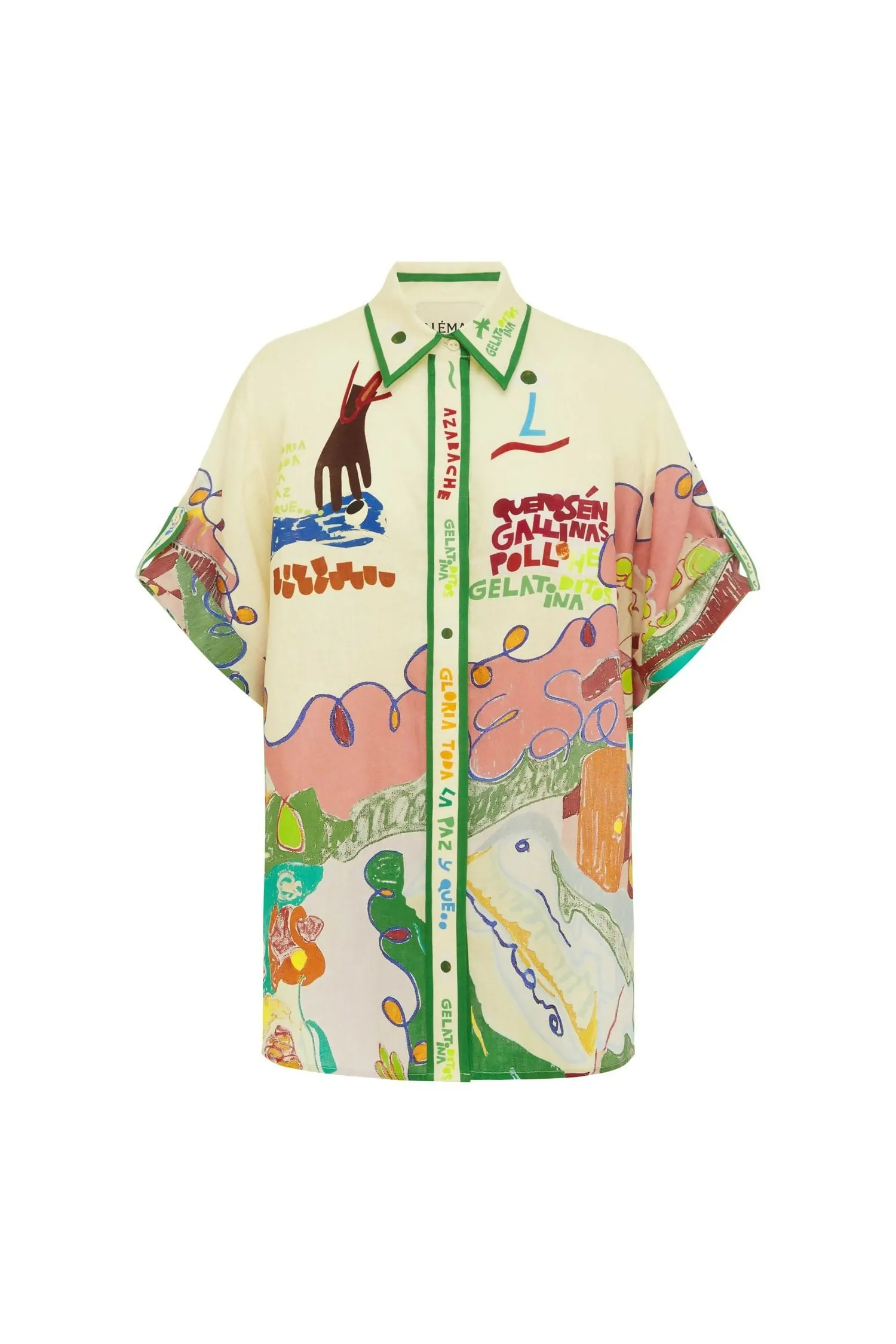 Alemais Nadia Shirt and Short Set Print Size 8