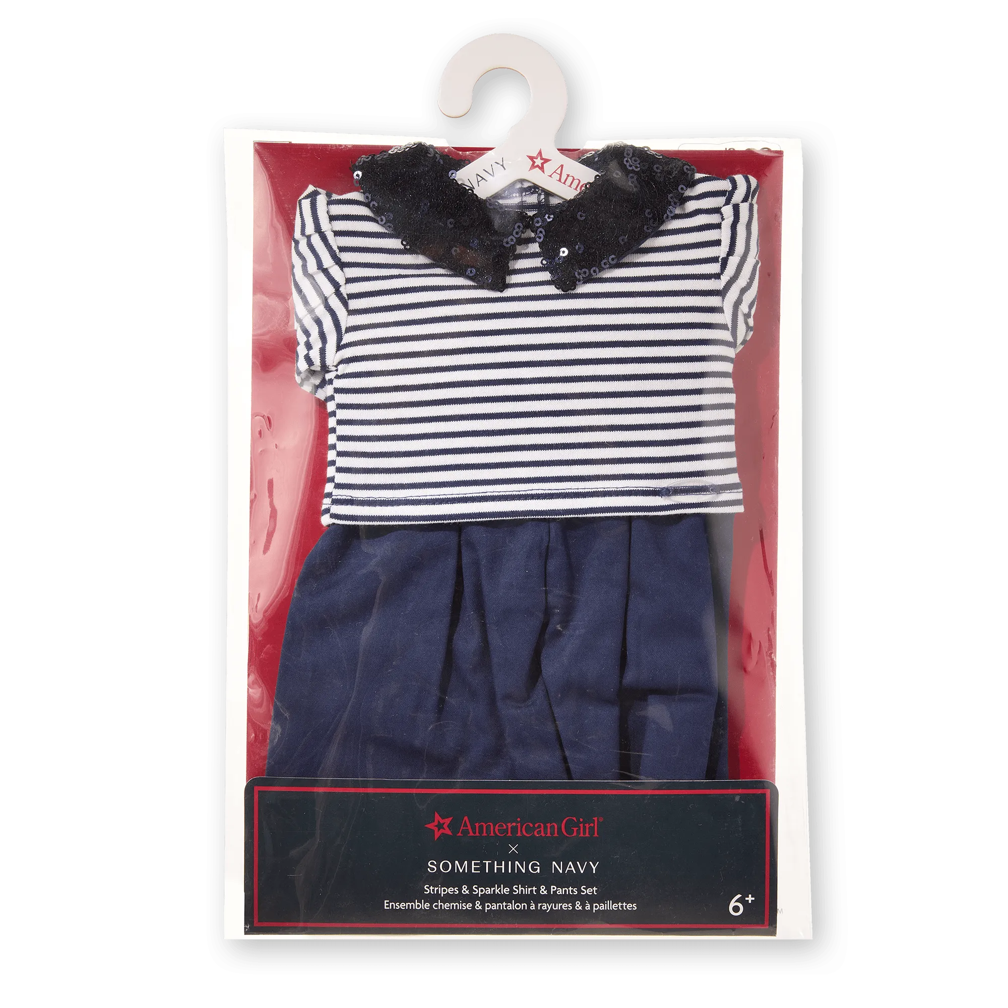 American Girl® x Something Navy Stripes & Sparkle Shirt & Pants Set for 18-inch Dolls