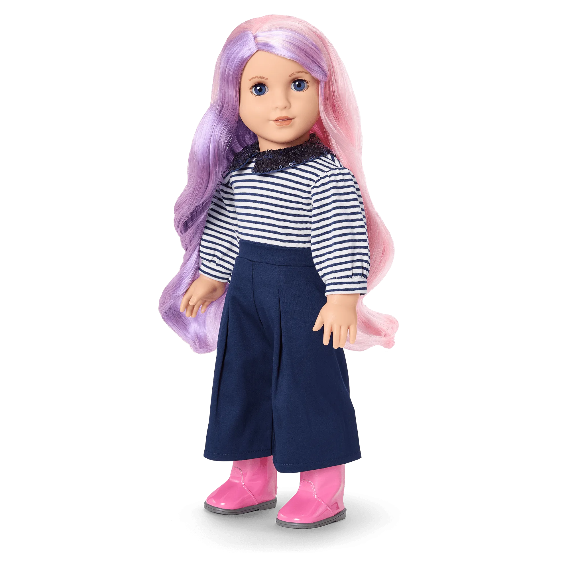 American Girl® x Something Navy Stripes & Sparkle Shirt & Pants Set for 18-inch Dolls