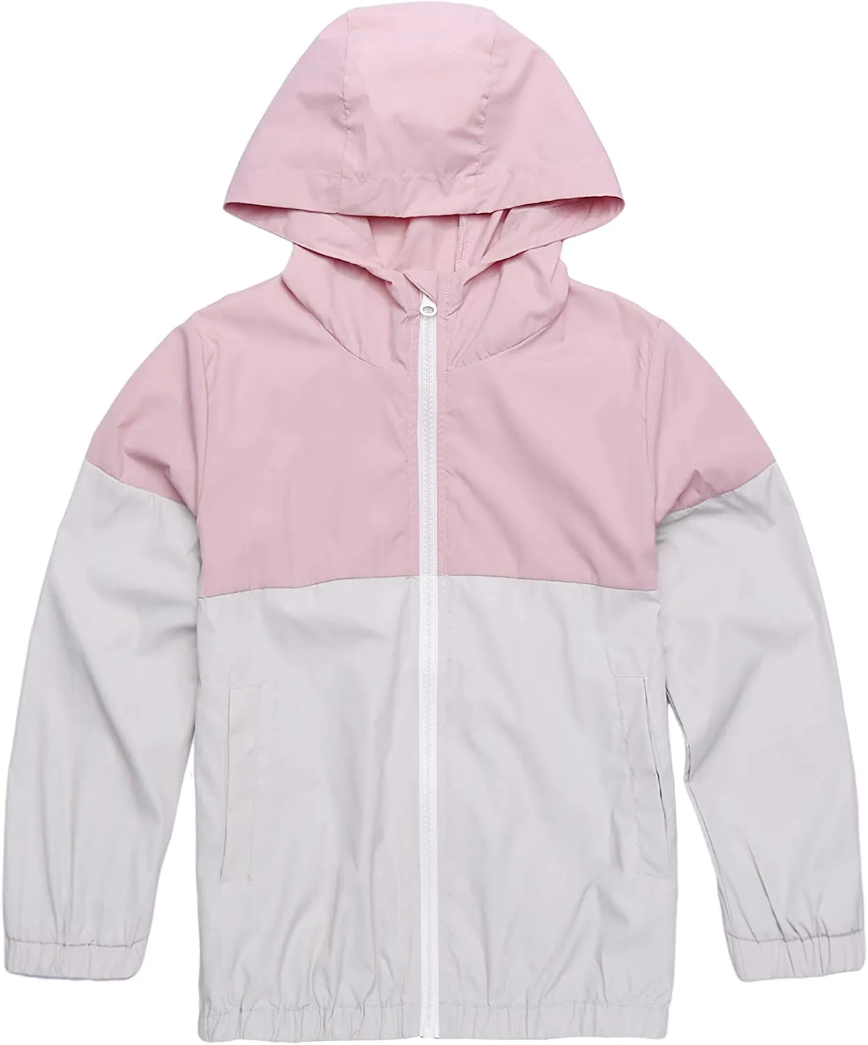Arshiner Boys Girls Hooded Rain Jackets Waterproof Rain coats Packable Windbreaker for Kids Lightweight Jackets