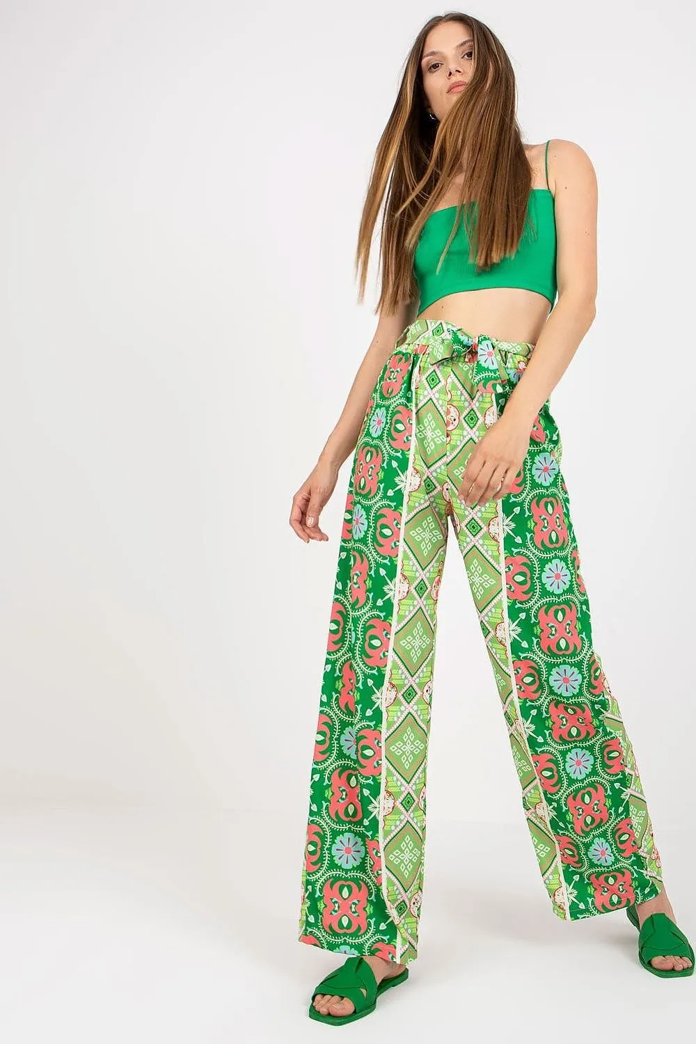 Beachcomber Elastic Waist Palazzos
