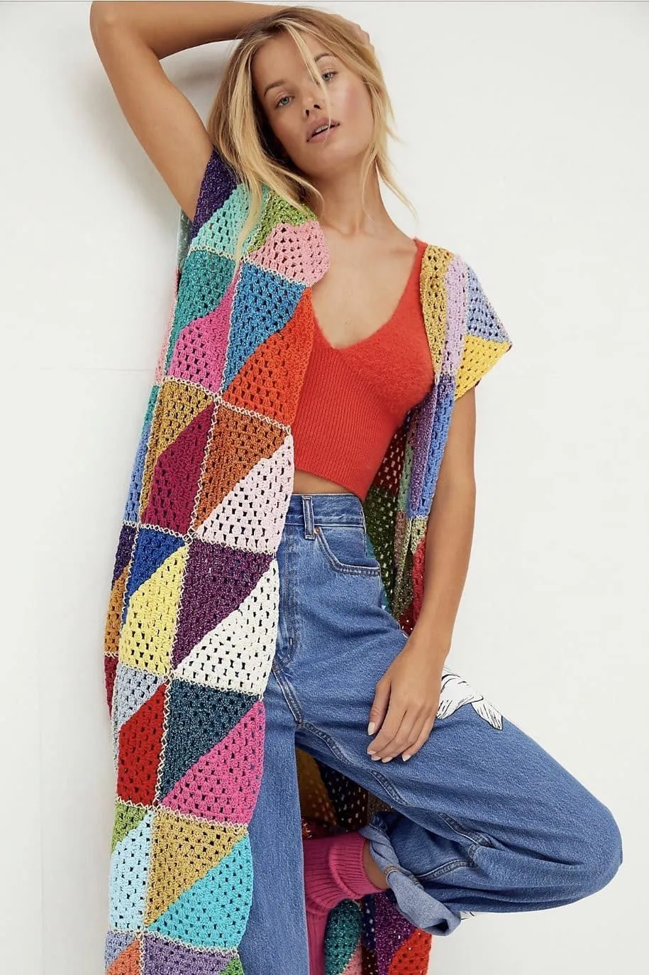 CROCHET KAFTAN KIMONO SASHA