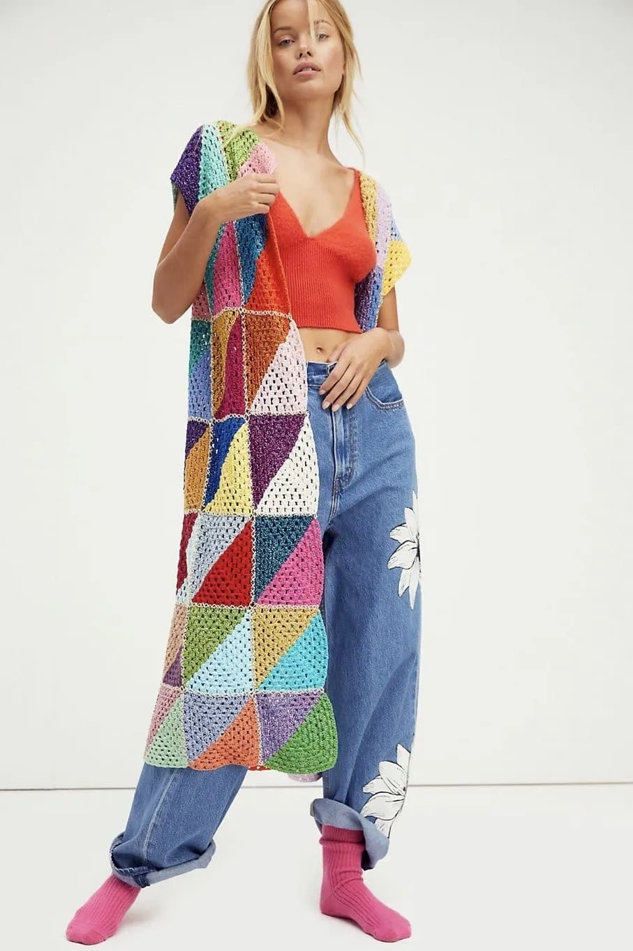 CROCHET KAFTAN KIMONO SASHA