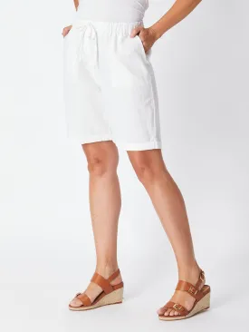 Drawstring Short - White 27702-S