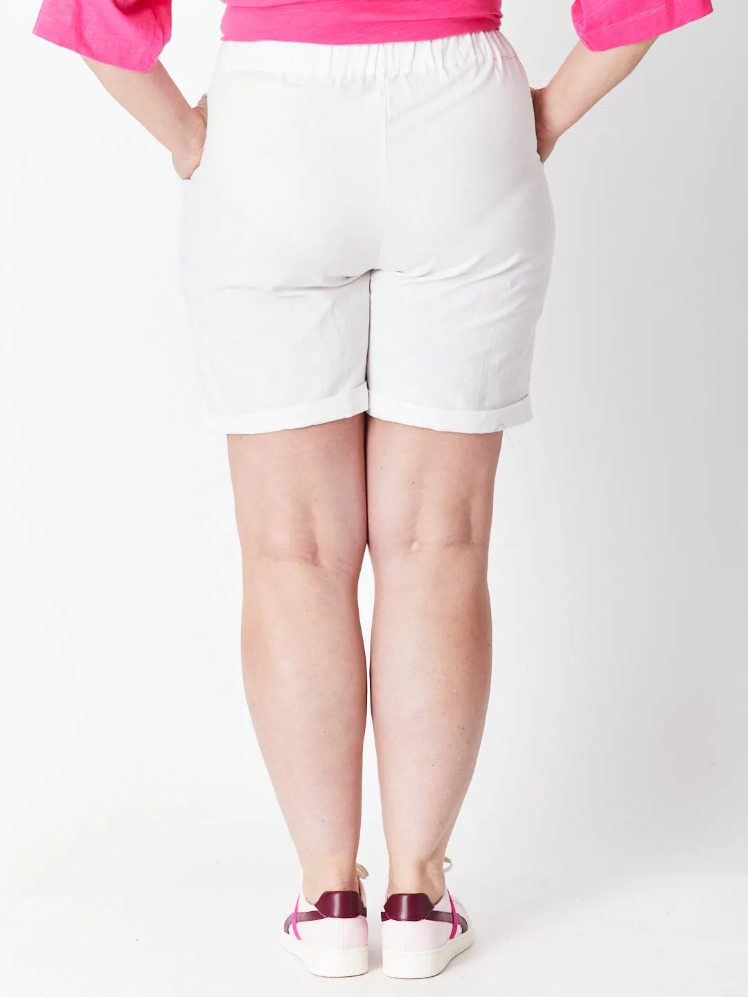 Drawstring Short - White 27702-S