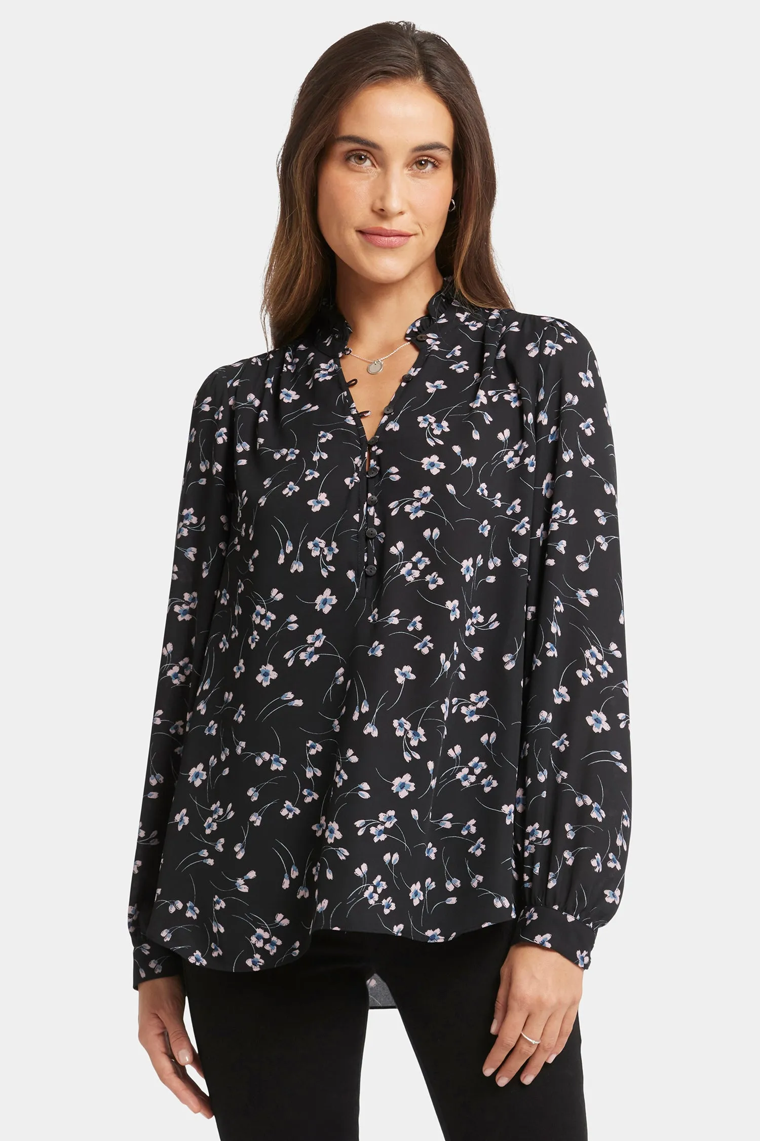 Hannah Blouse - Cascade Petals