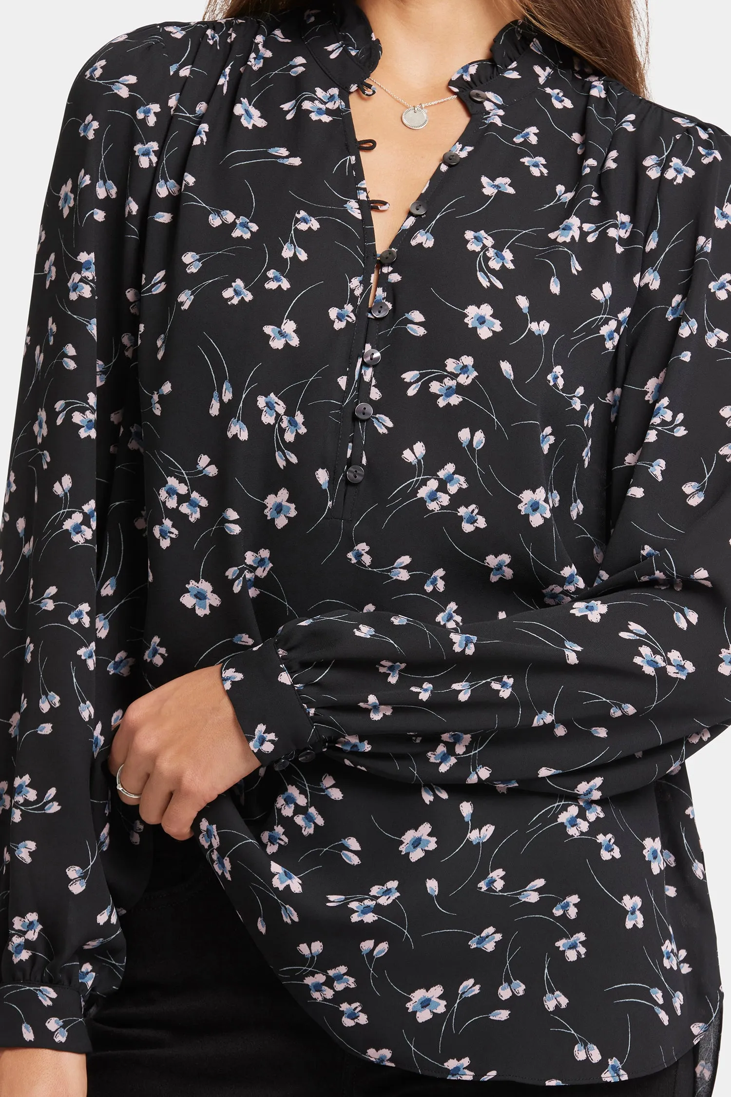 Hannah Blouse - Cascade Petals