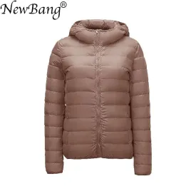 Lightweight Women's 90% Duck Down Hooded Jacket - Casual Windbreaker Parka for All Seasons