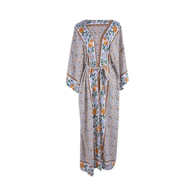 Long Kimono Bikini Cover Up