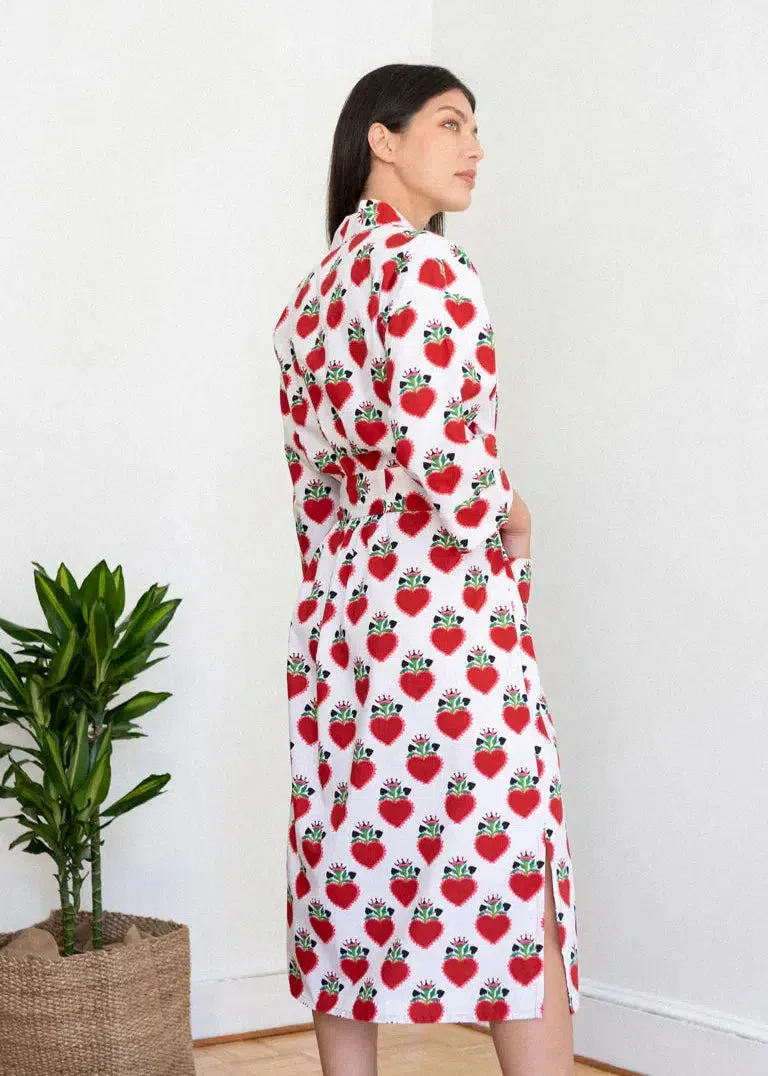 Loved Ex Voto Heart Kimono Set