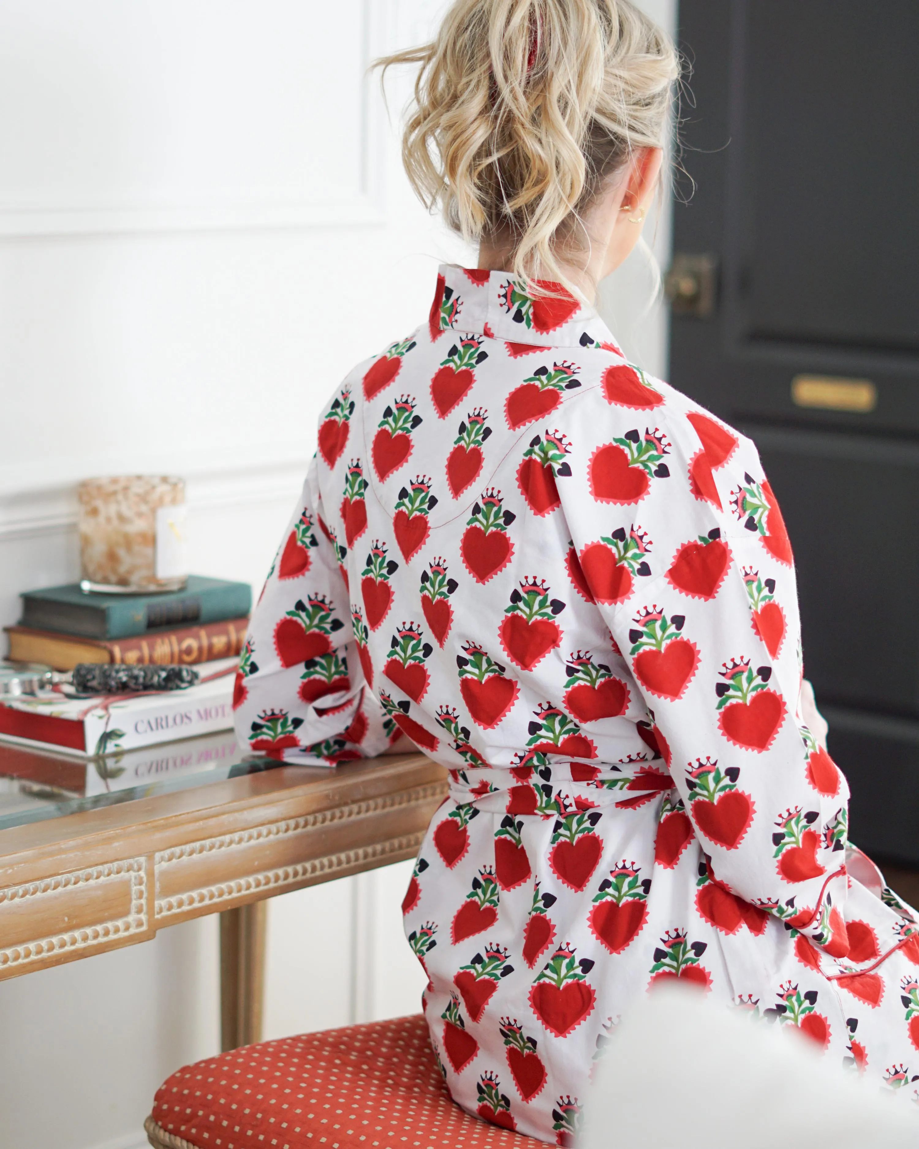Loved Ex Voto Heart Kimono Set
