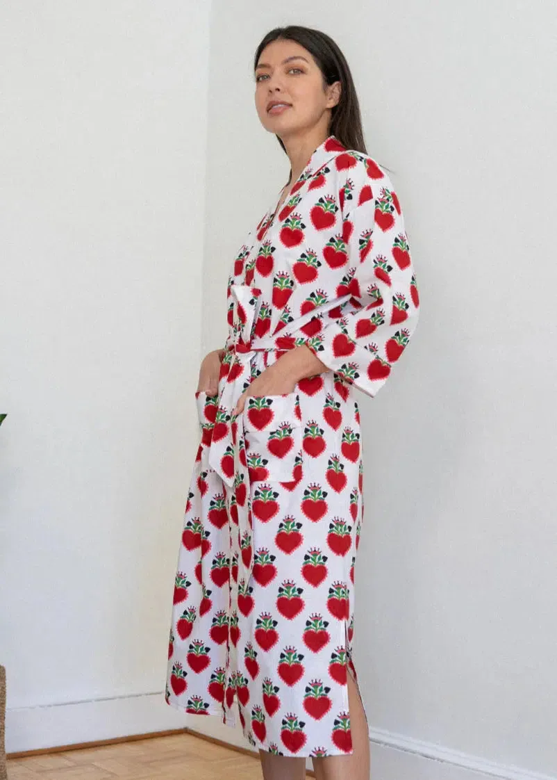 Loved Ex Voto Heart Kimono Set