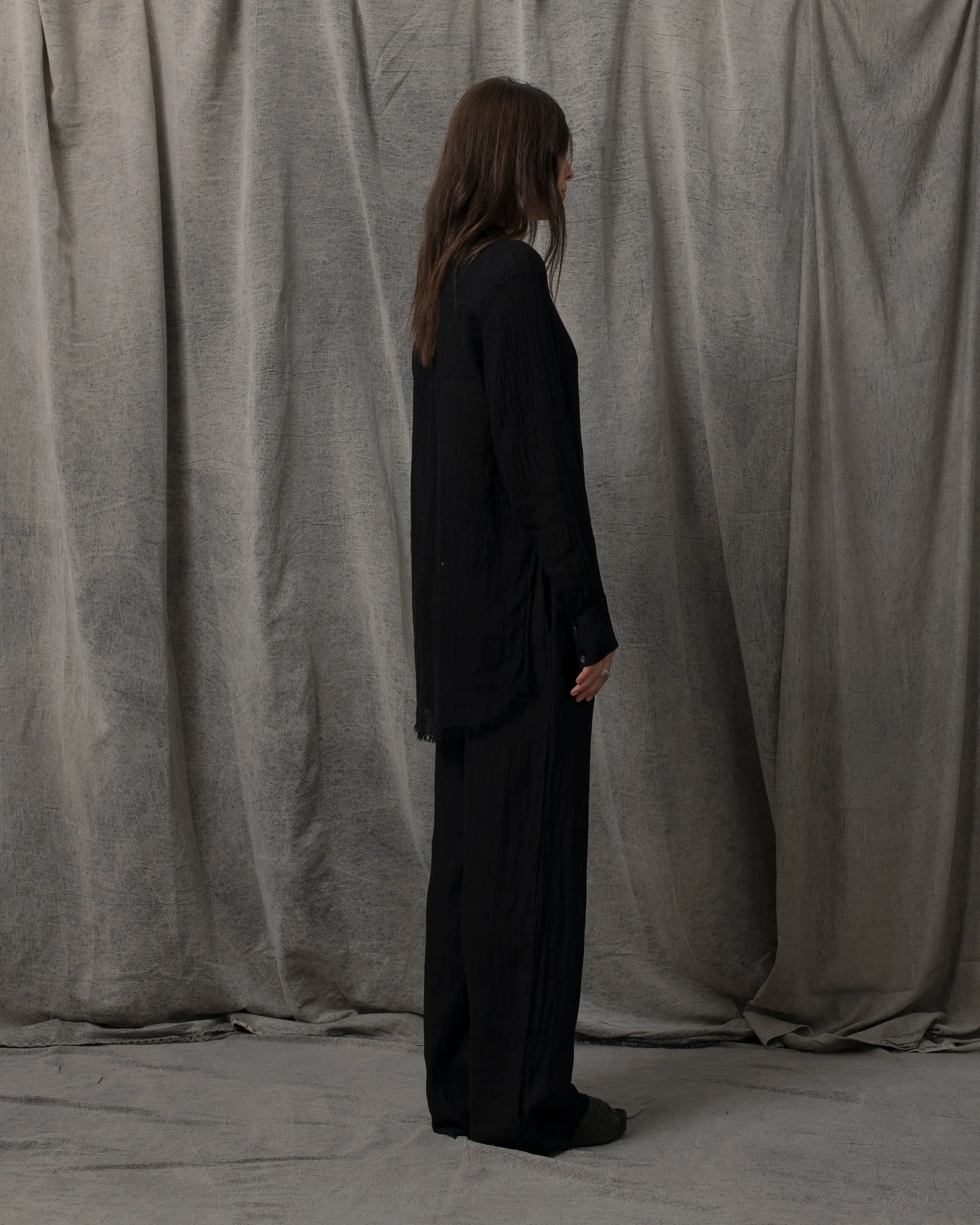 Meloni Pants Linen Black