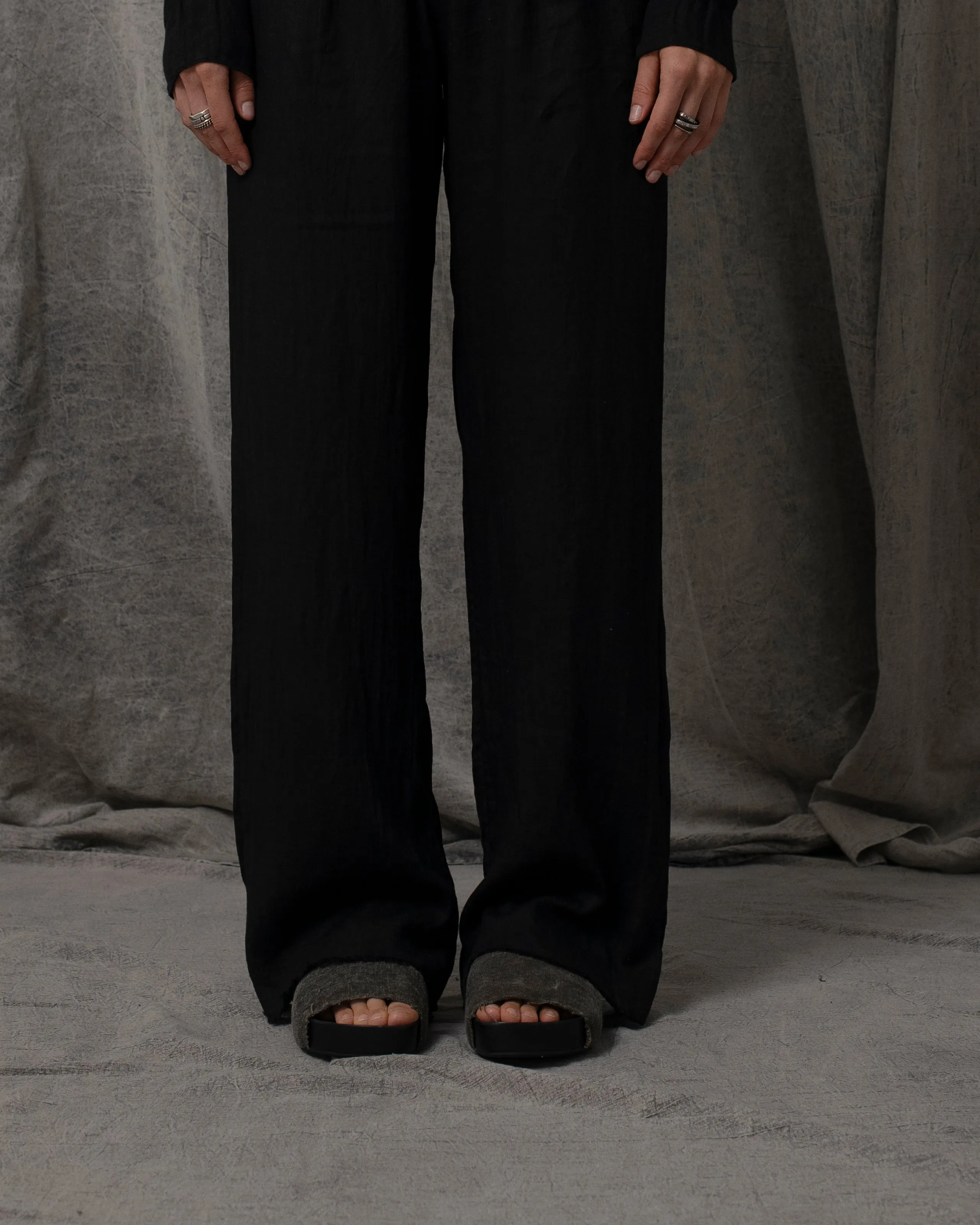 Meloni Pants Linen Black