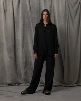 Meloni Pants Linen Black