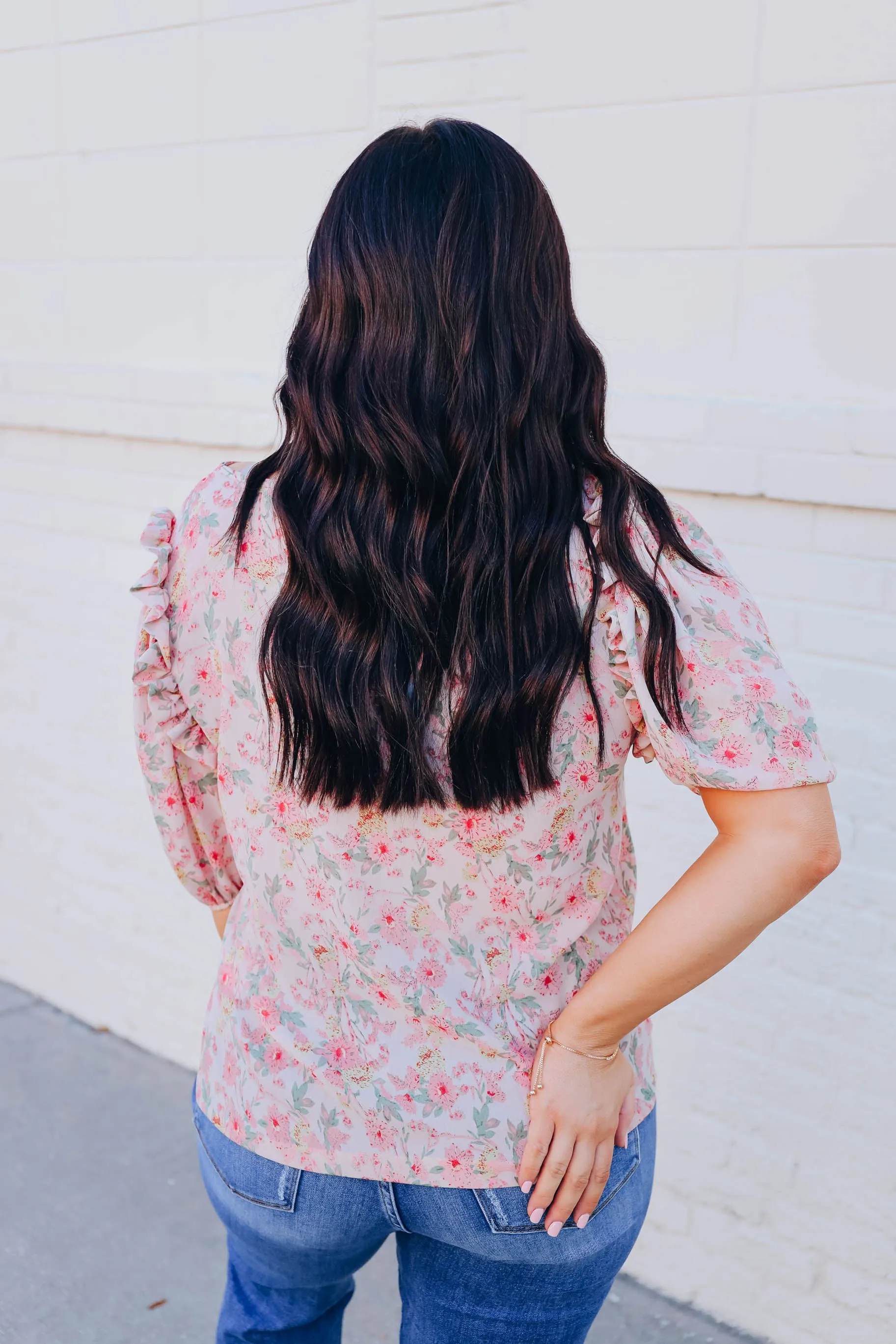 Morning Glory Floral Blouse