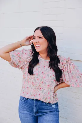 Morning Glory Floral Blouse