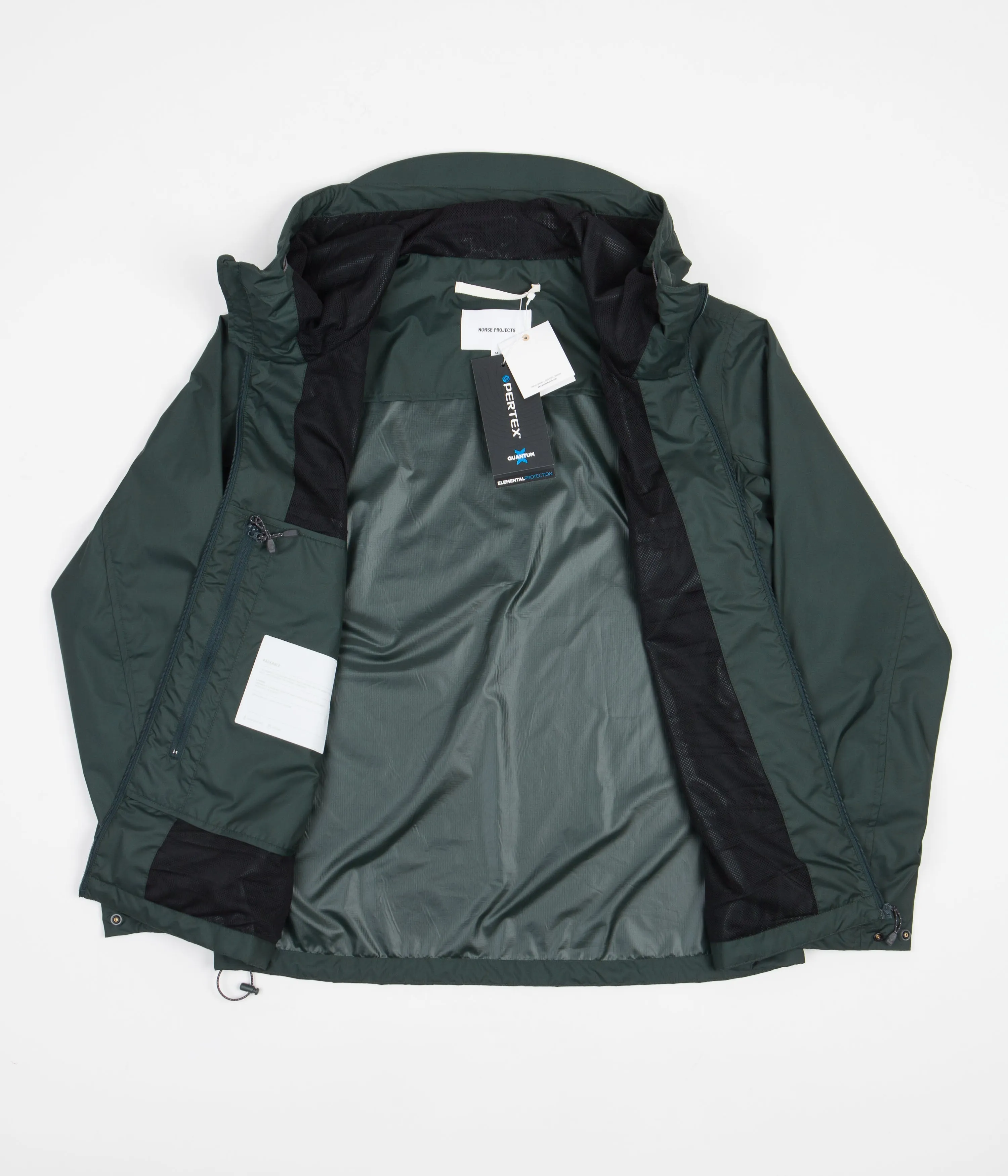 Norse Projects Ursand Pertex Windbreaker - Forest Green
