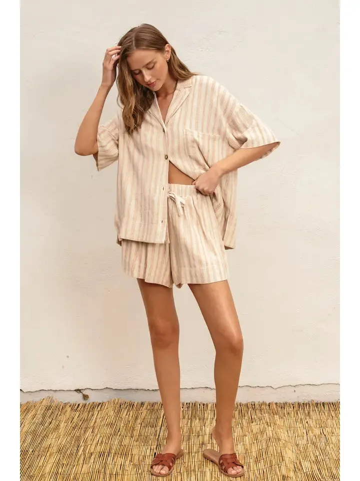 Oat Relaxed Matching Short Set