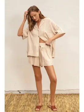 Oat Relaxed Matching Short Set