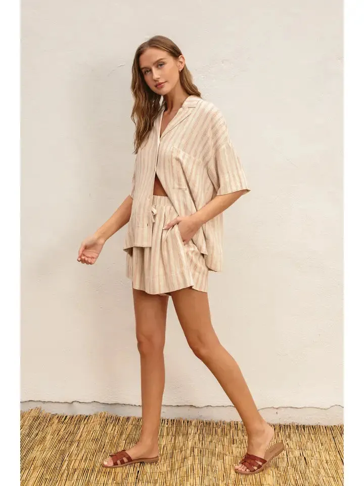 Oat Relaxed Matching Short Set