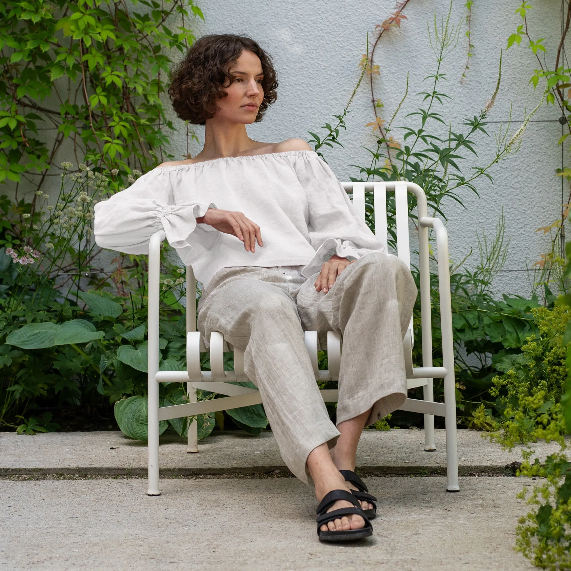 Off Shoulder Blouse with Ruffles Jessica