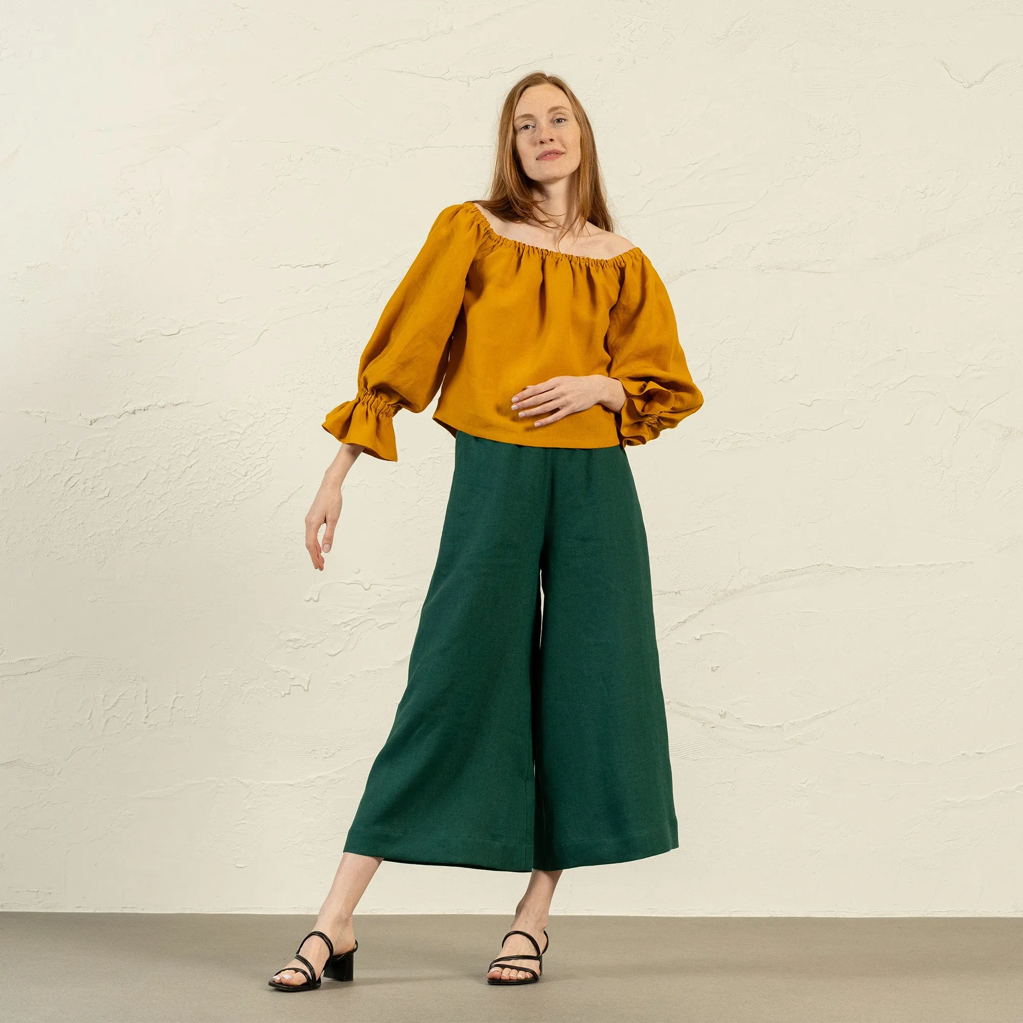 Off Shoulder Blouse with Ruffles Jessica