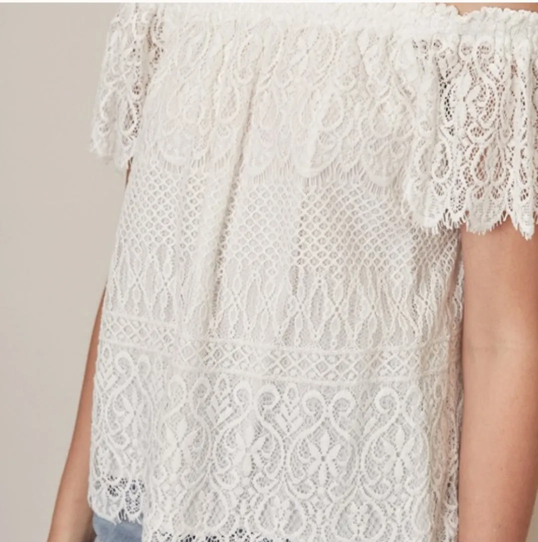 Off Shoulder Lace Top