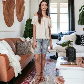 Off Shoulder Lace Top