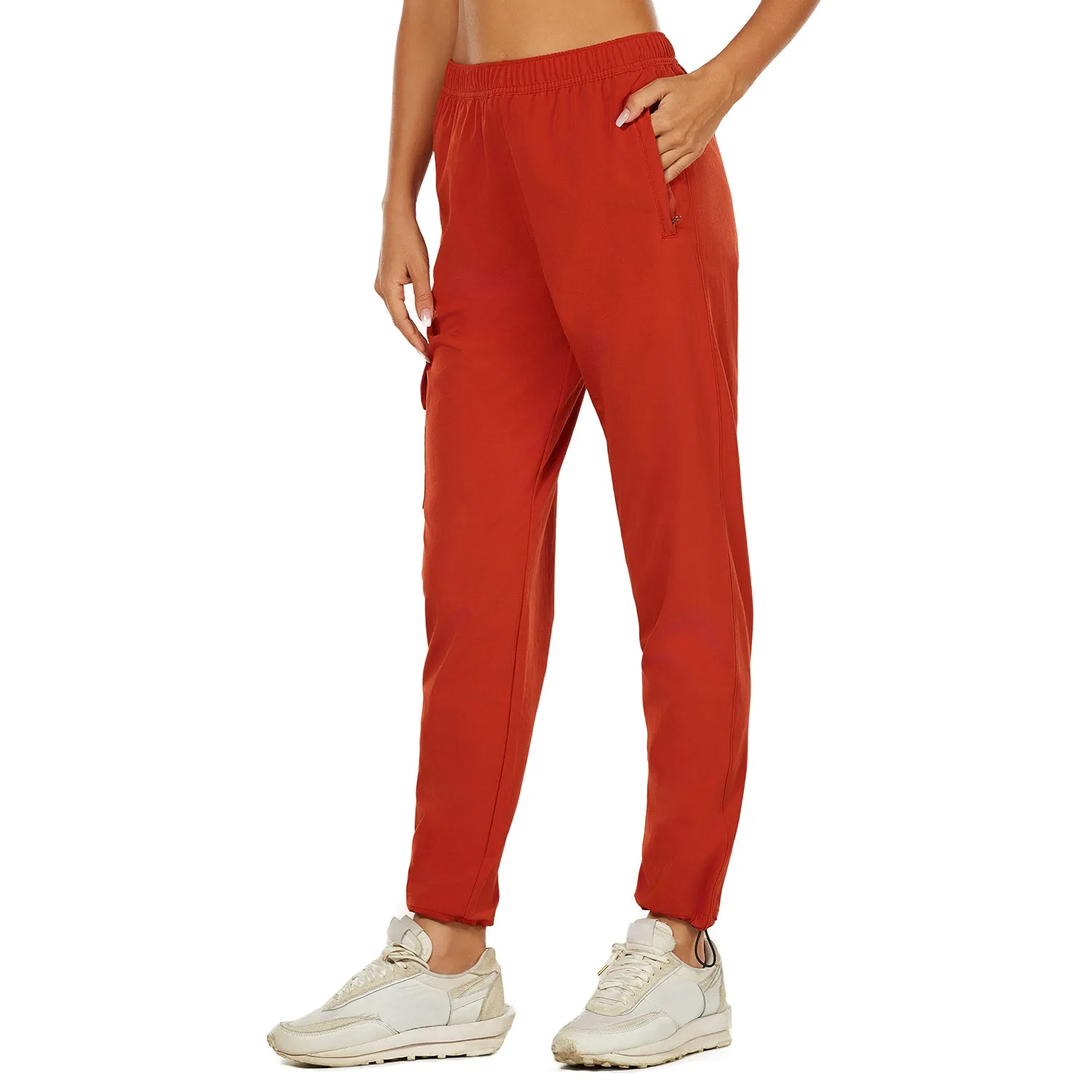 One for All High-Waisted Hiking Pants Orange