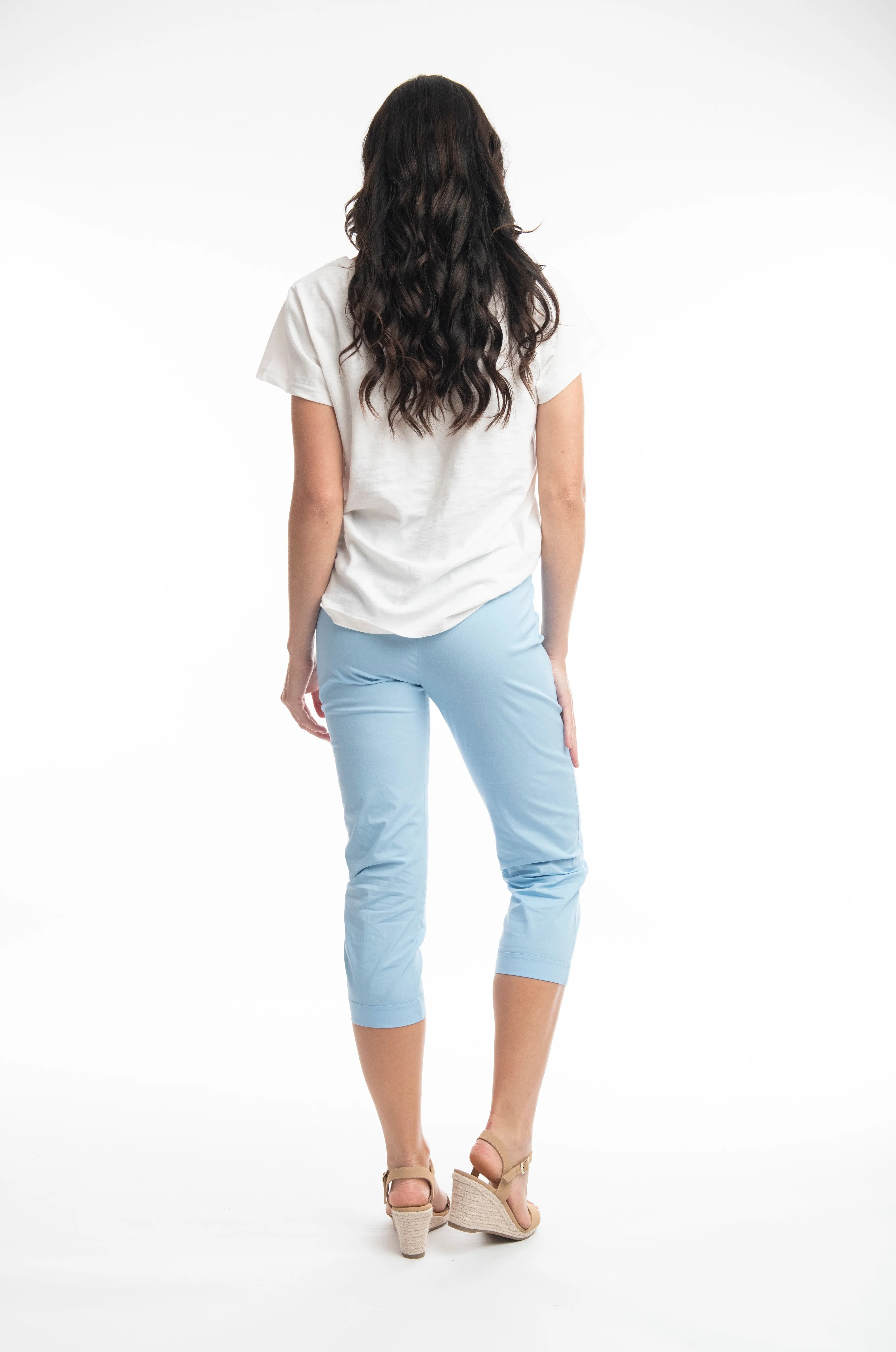 Orientique - Elasticated Waist Capri Trousers (5605) (3 colours)