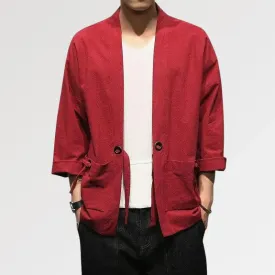 Red Kimono Jacket 'Yuudai'