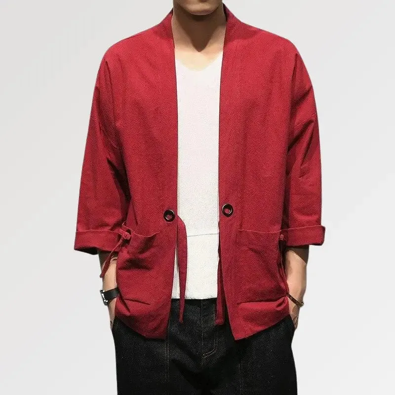 Red Kimono Jacket 'Yuudai'