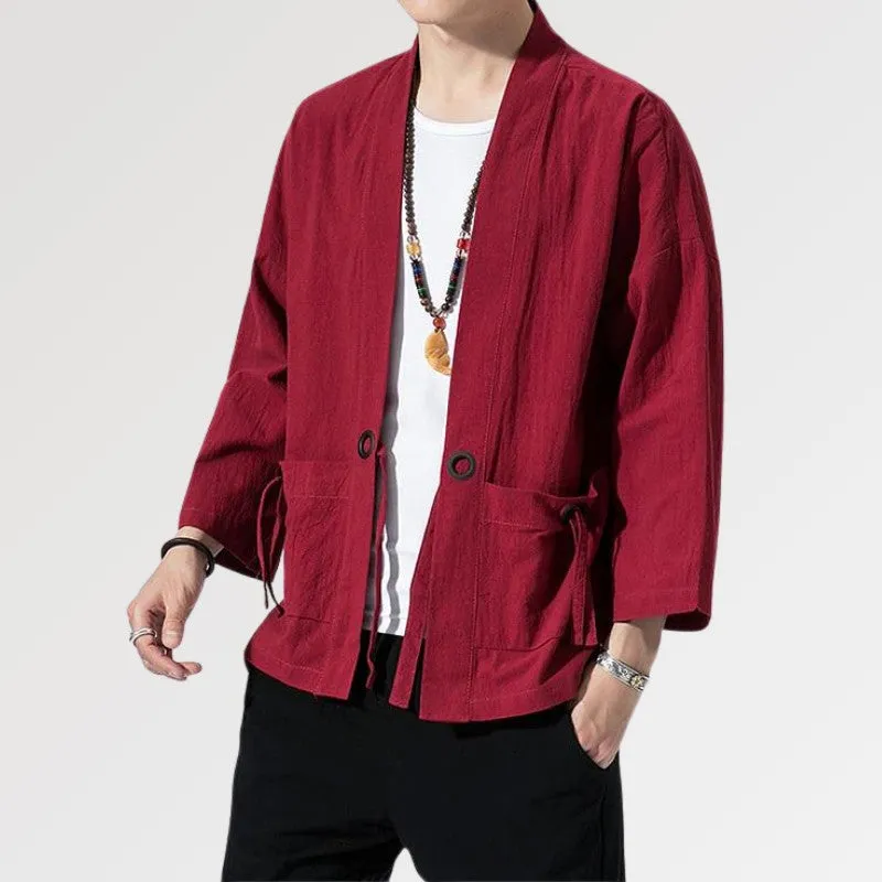 Red Kimono Jacket 'Yuudai'