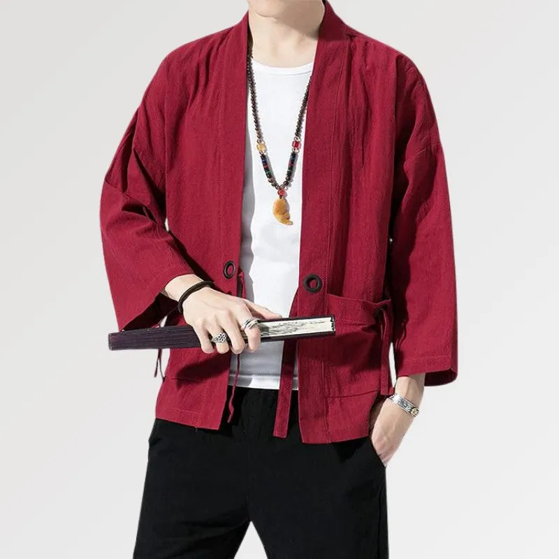 Red Kimono Jacket 'Yuudai'