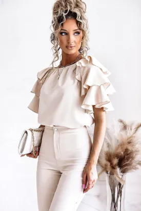 Ruffled Off Shoulder Blouse