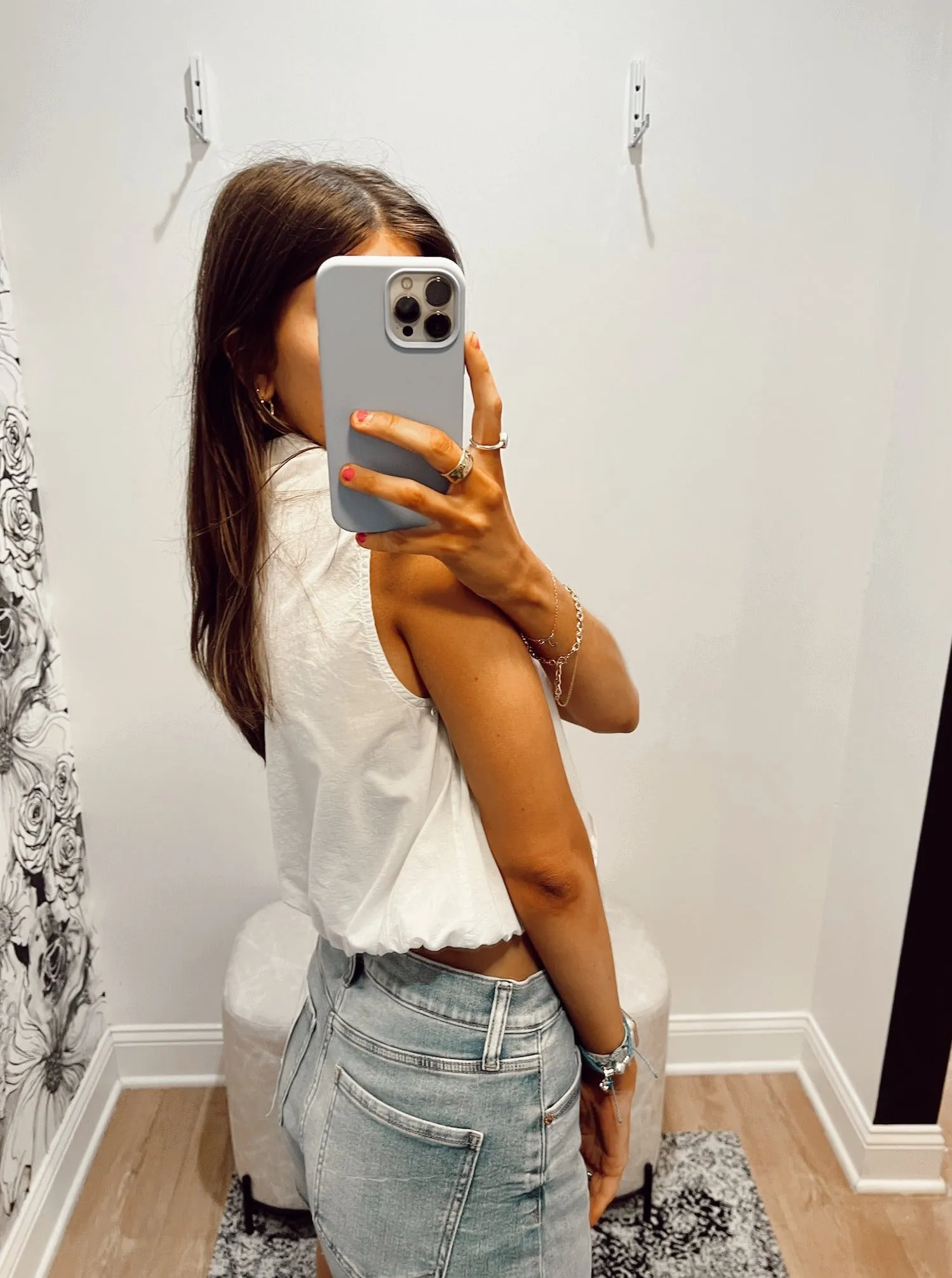 Stateside Voile Sleeveless Shirt
