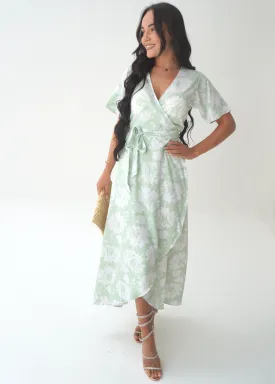 The Maxi Wrap Dress - Fresh Bouquet