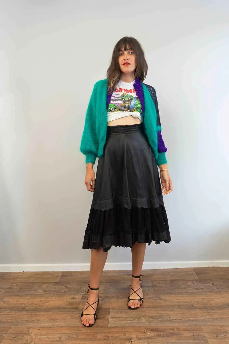 Vintage Patchwork Open Front Summer Cardigan