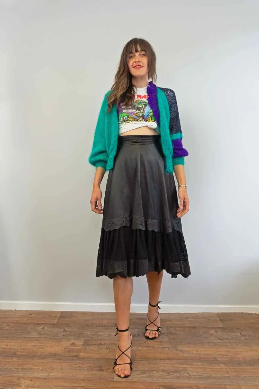 Vintage Patchwork Open Front Summer Cardigan
