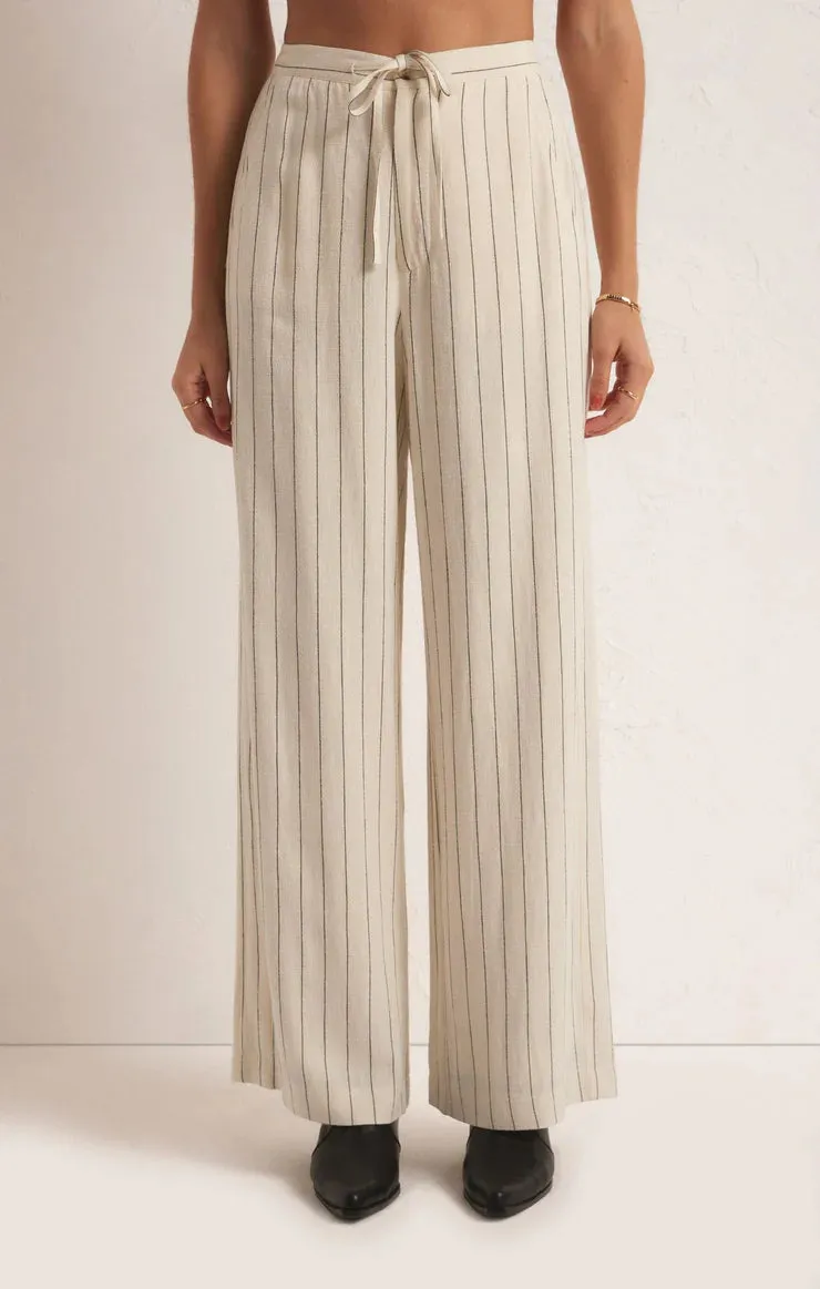 ZSU Cortez Pinstripe Wide Leg Pant